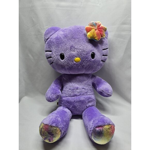 Build-A-Bear Other - Build-A Bear 2012 Tie Dye Sanrio Purple Love Hello With Bow Limited Edition
